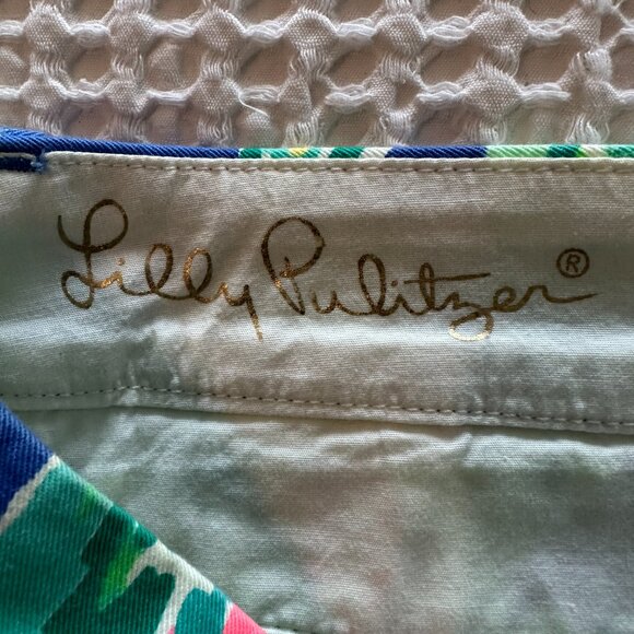 NWT Lilly Pulitzer Jayne Knit Short What a Lovely Place size 10 - Picture 2 of 4